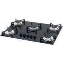 Cooktop à Gás Fischer Vidro Temperado 1642 -6985 5 Bocas Bivolt Preto