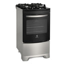 Fogão 4 Bocas Electrolux 52lsv com Mesa Vidro Prata Bivolt