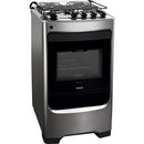 Fogão Piso Consul 4 Bocas CFO4N Inox Bivolt