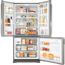 Refrigerador Brastemp Side Inverse BRO80 540 Litros Ice Maker Evox 110v