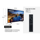 Smart TV Tela QLED 55" Samsung 55q60a 4K Conversor Digital Wi-Fi integrado 2 USB 3 HDMI